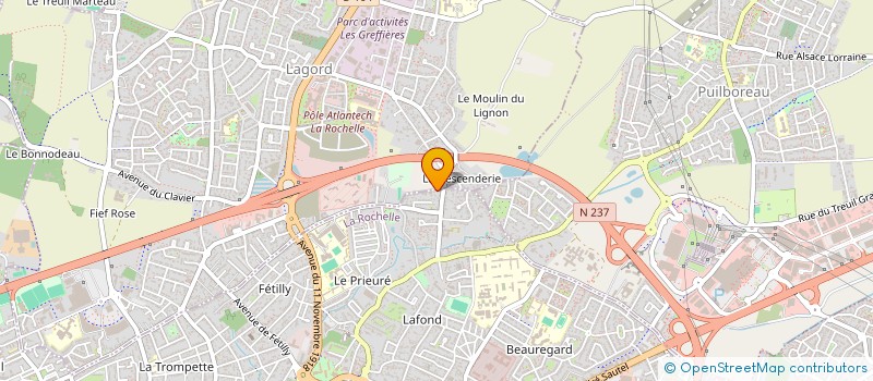 localisation de l'entreprise JACS  LA ROCHELLE