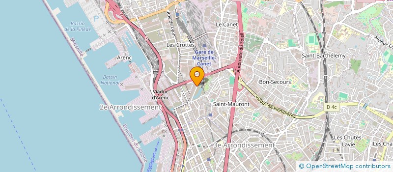 localisation de l'entreprise JACSEL RESIDENCES JR à MARSEILLE