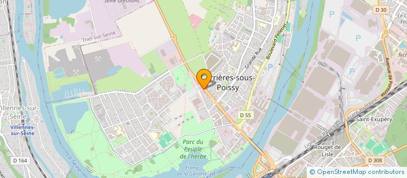 localisation de l'entreprise JACSOL  CARRIERES-SOUS-POISSY