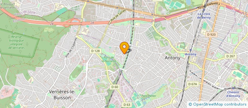 localisation de l'entreprise JACTA INVEST à ANTONY