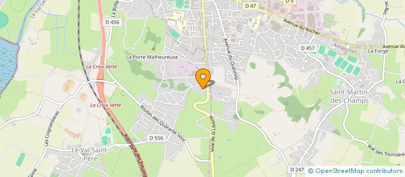 localisation de l'entreprise JACX AVRANCHES  LE VAL-SAINT-PERE