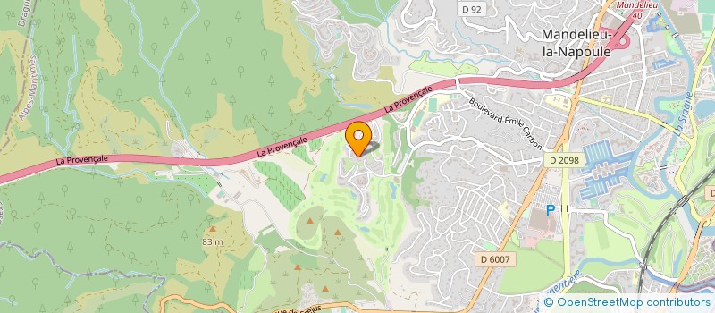 localisation de l'entreprise JACYLA  MANDELIEU-LA-NAPOULE