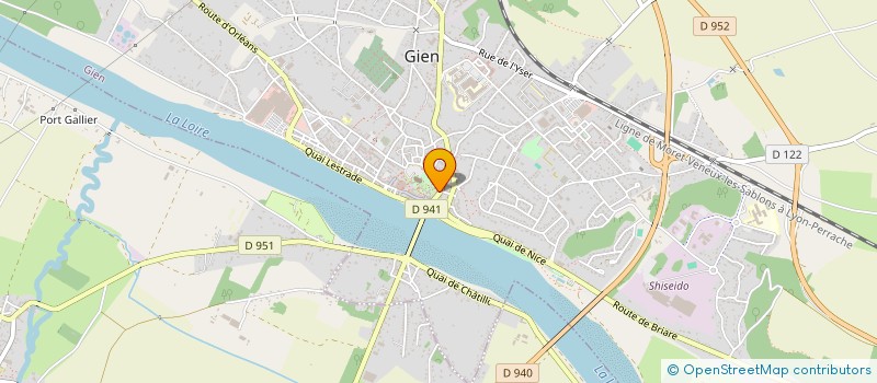 localisation de l'entreprise JAD 13 B à GIEN