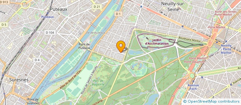 localisation de l'entreprise JAD à NEUILLY-SUR-SEINE