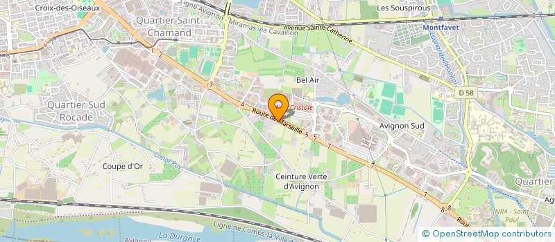 localisation de l'entreprise JAD  AVIGNON