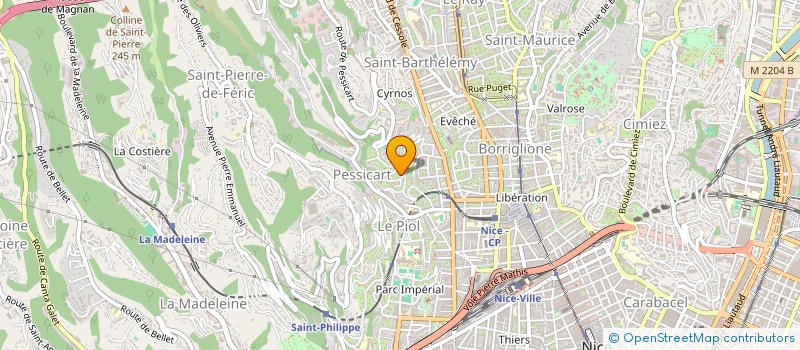 localisation de l'entreprise JAD à NICE
