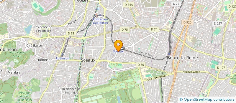localisation de l'entreprise JAD à SCEAUX
