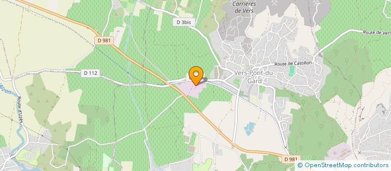 localisation de l'entreprise JAD  VERS-PONT-DU-GARD