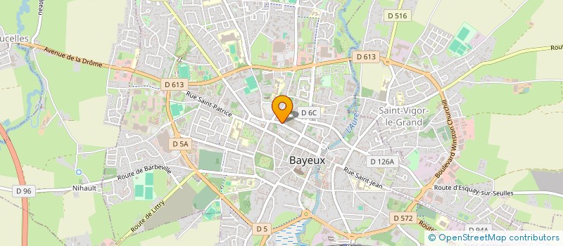 localisation de l'entreprise JAD  BAYEUX