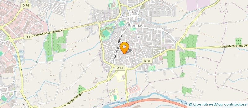 localisation de l'entreprise JAD à BOMPAS