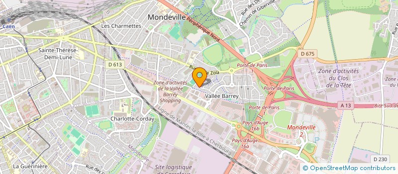 localisation de l'entreprise JAD à MONDEVILLE