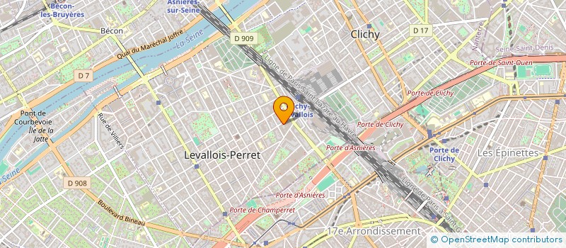 localisation de l'entreprise JAD à LEVALLOIS-PERRET