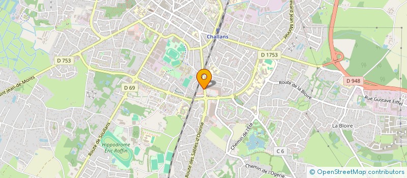 localisation de l'entreprise JAD à CHALLANS