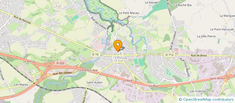 localisation de l'entreprise JAD  YFFINIAC