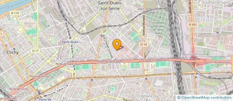 localisation de l'entreprise JAD ANTIQUITES à SAINT-OUEN-SUR-SEINE