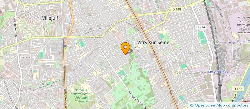 localisation de l'entreprise JAD BATIMENT à VITRY-SUR-SEINE