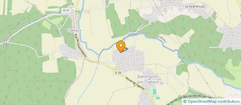localisation de l'entreprise JAD BTP à DAMMARTIN-SUR-TIGEAUX