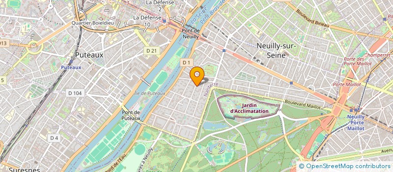 localisation de l'entreprise JAD ETOILE à NEUILLY-SUR-SEINE