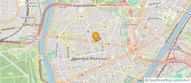 localisation de l'entreprise JAD INFORMATIQUE à BOULOGNE-BILLANCOURT