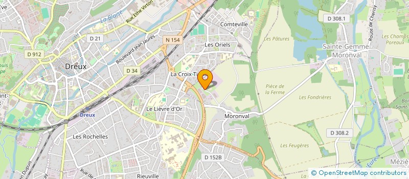 localisation de l'entreprise JAD MENUISERIES à SAINTE-GEMME-MORONVAL