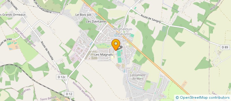 localisation de l'entreprise JAD MIGNALOUX  MIGNALOUX-BEAUVOIR