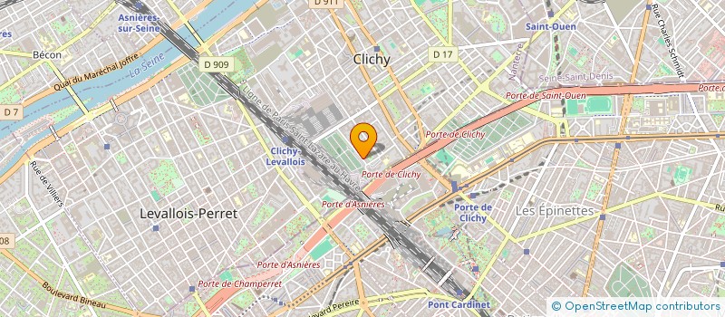 localisation de l'entreprise JAD PRIMEURS à CLICHY