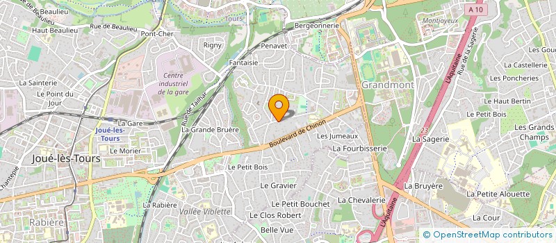 localisation de l'entreprise JAD SARL à JOUE-LES-TOURS