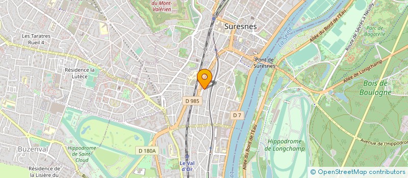 localisation de l'entreprise JADA à SURESNES