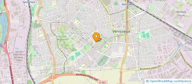 localisation de l'entreprise JADA CREATION  VENISSIEUX