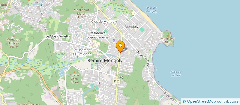 localisation de l'entreprise JADA HAPPY COFFEE  REMIRE-MONTJOLY