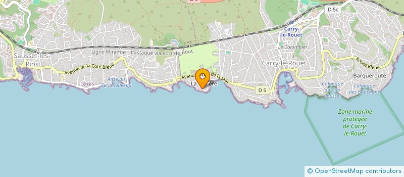 localisation de l'entreprise JADALI  CARRY-LE-ROUET