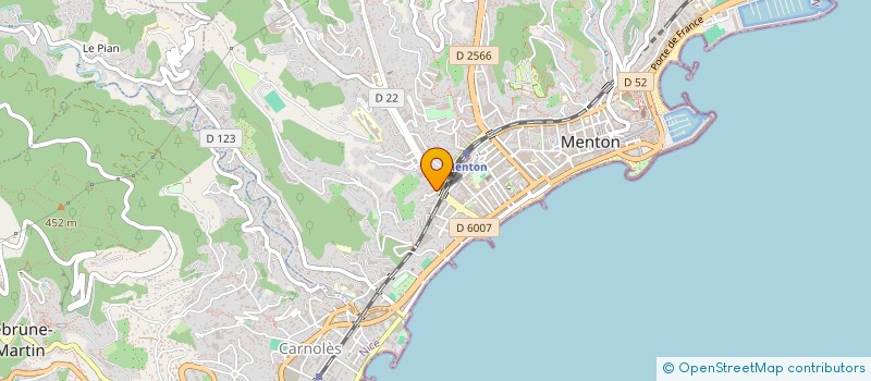 localisation de l'entreprise JADAM à MENTON