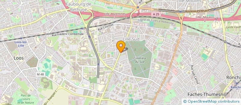 localisation de l'entreprise JADAM à LILLE