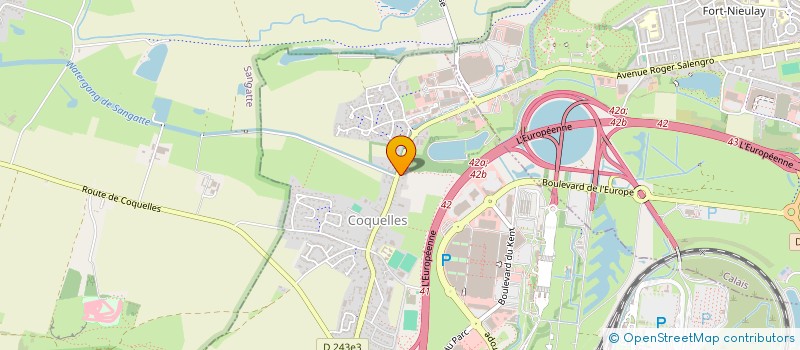 localisation de l'entreprise JADAUXA  COQUELLES