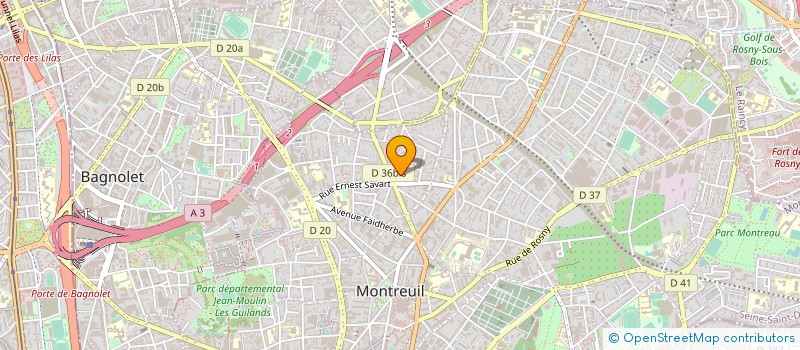 localisation de l'entreprise JADC SARL à MONTREUIL
