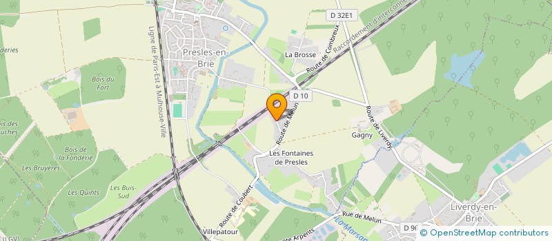 localisation de l'entreprise JADD IMMOBILIERS  PRESLES-EN-BRIE