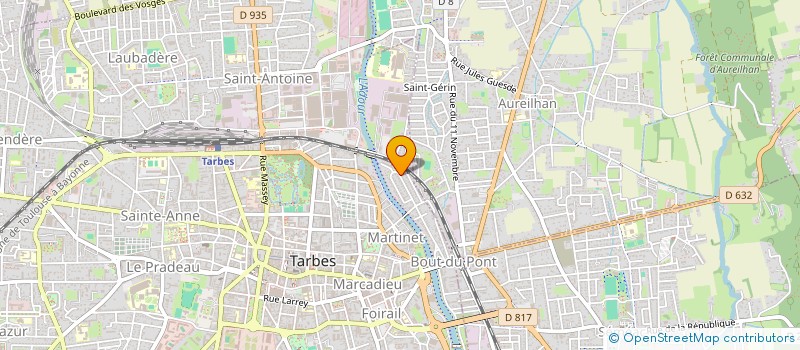 localisation de l'entreprise JADE 13  TARBES