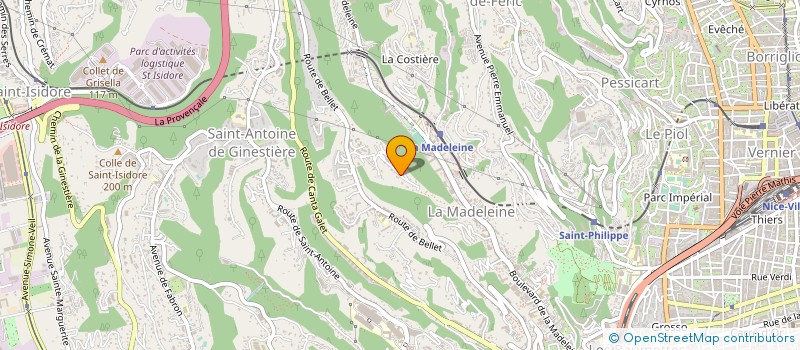 localisation de l'entreprise JADE à ANTIBES