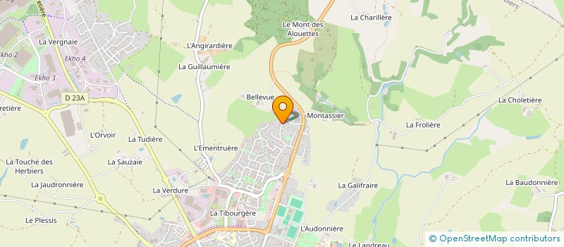 localisation de l'entreprise JADE à LES HERBIERS