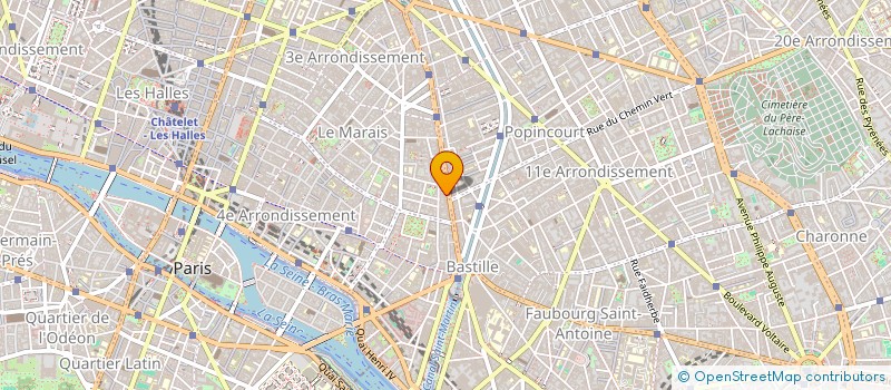 localisation de l'entreprise JADE  PARIS