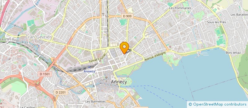 localisation de l'entreprise JADE  ANNECY