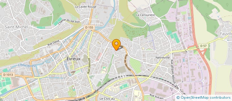 localisation de l'entreprise JADE  EVREUX