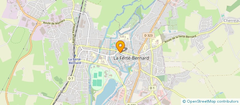 localisation de l'entreprise JADE à MONTSURS