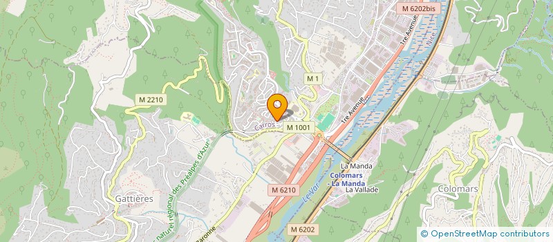 localisation de l'entreprise JADE à NICE