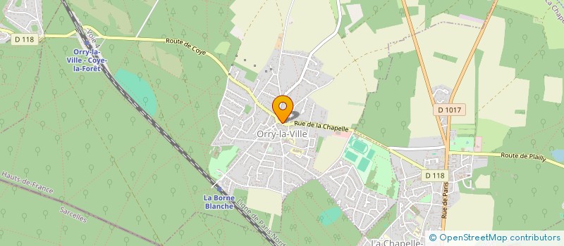 localisation de l'entreprise JADE à ORRY-LA-VILLE