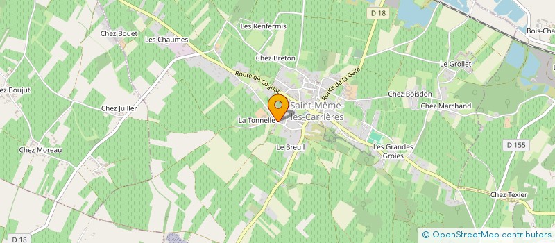 localisation de l'entreprise JADE à SAINT-MEME-LES-CARRIERES