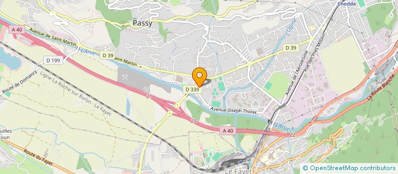 localisation de l'entreprise JADE  PASSY