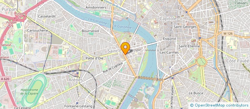 localisation de l'entreprise JADE  TOULOUSE