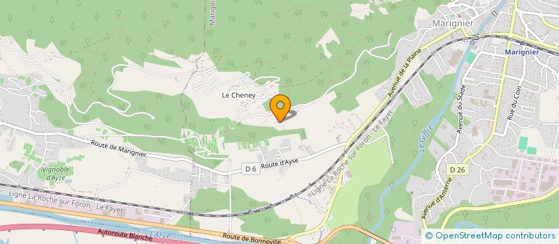 localisation de l'entreprise JADE  MARIGNIER