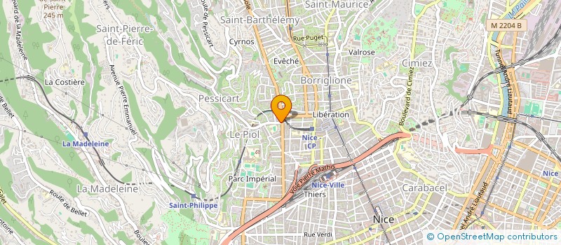 localisation de l'entreprise JADE à NICE